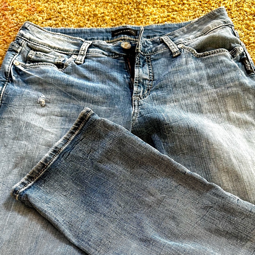 Silver jeans